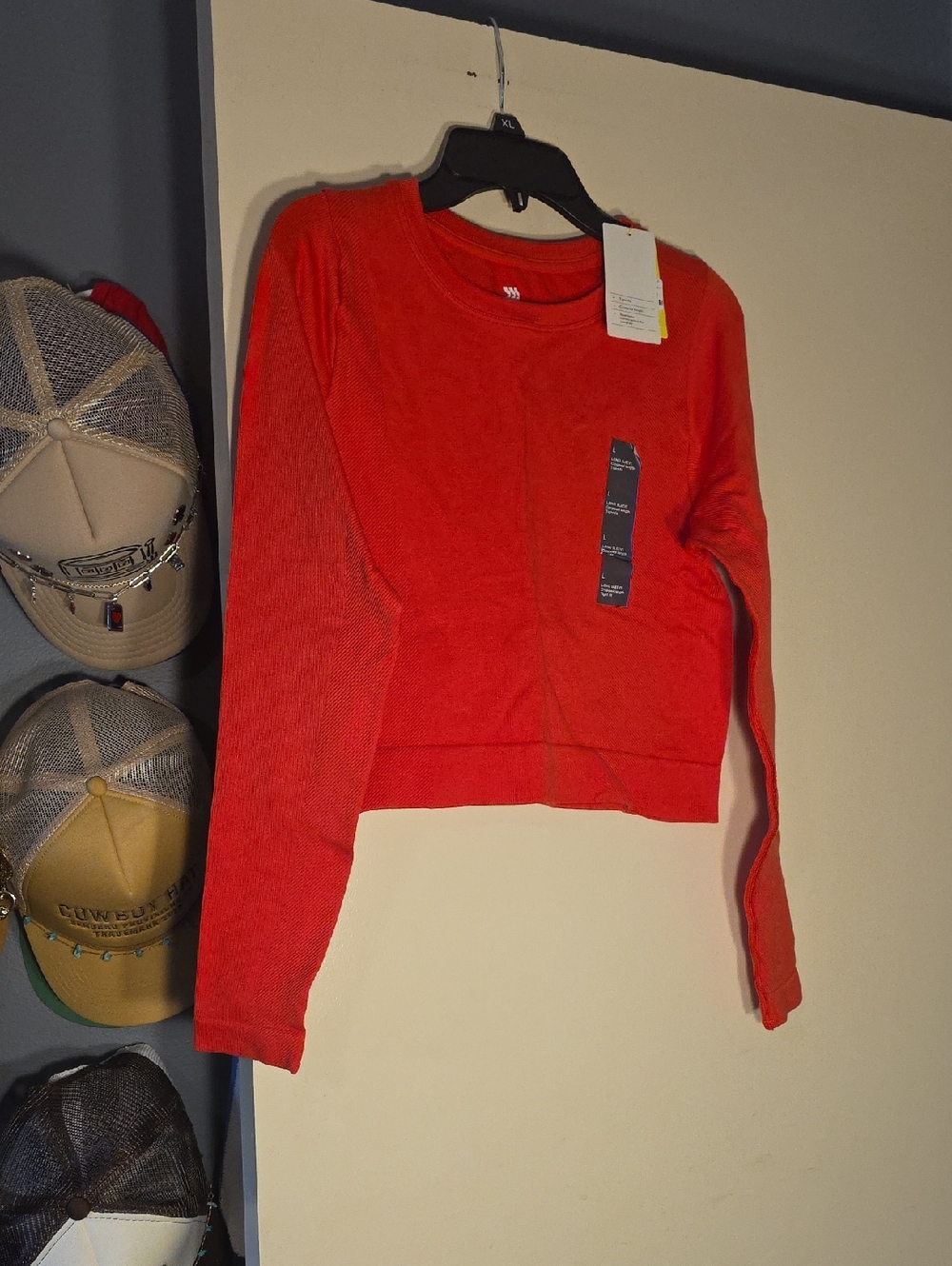 all in motion Women’s Red Cropped Long-Sleeve